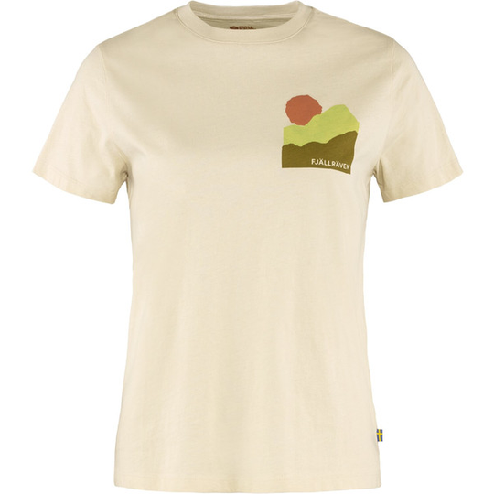 Fjällräven Nature T-shirt W - Chalk White - Naiset - L