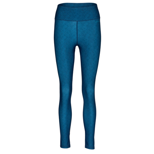 FRILUFTS Vagur Tights - Dark Sapphire Leaves - Naiset - XS