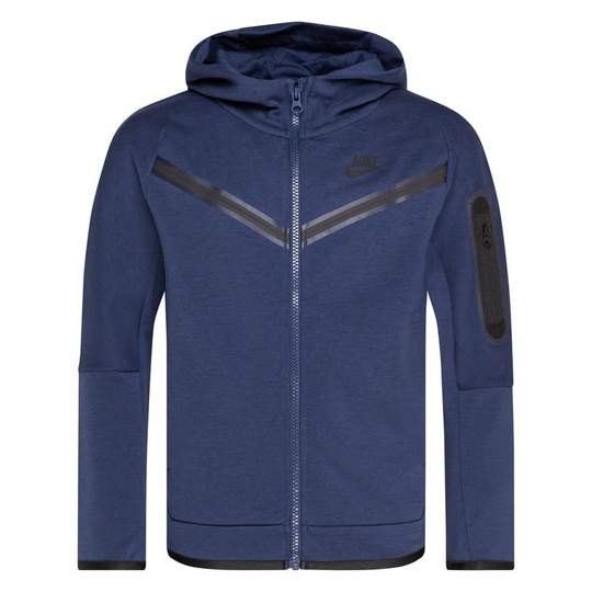 Nike Huppari NSW Tech Fleece - Navy/Musta Lapset