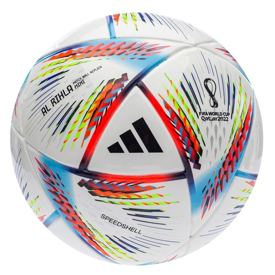 adidas Jalkapallo Al Rihla Mini MM 2022 - Valkoinen/Violetti
