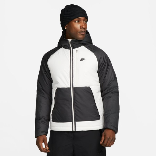 Nike Talvitakki NSW Therma-FIT Legacy - Harmaa/Valkoinen/Musta