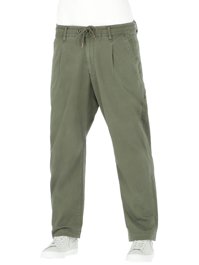 REELL Reflex Loose Chino Pants Long vihreä
