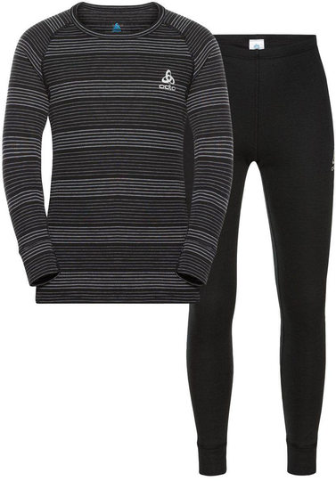 Active Warm Kids Set Musta / Harmaa 116