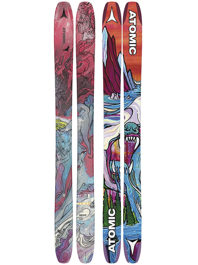 Atomic Bent 110 172 2023 Skis punainen