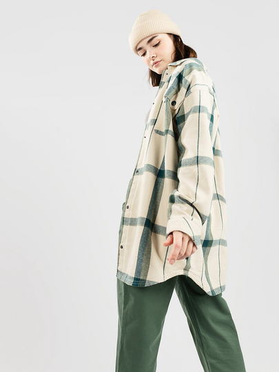Vans Hal Plaid Shacket Shirt valkoinen