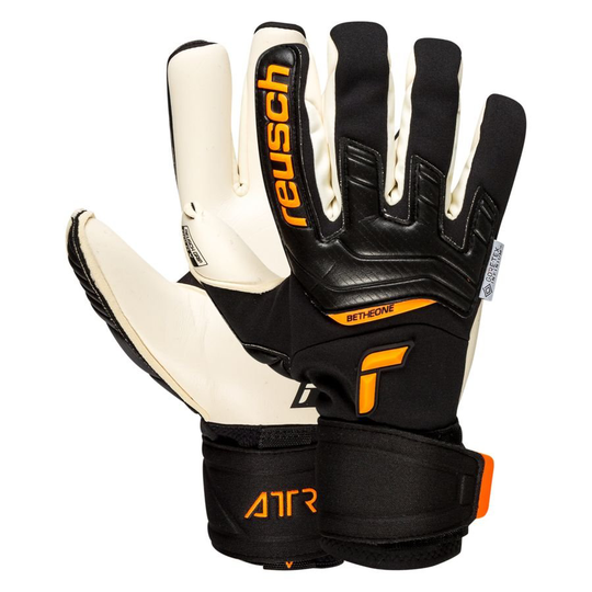 Reusch Maalivahdin Hanskat Attrakt Gold X Gore-Tex Infinium - Musta/Valkoinen/Oranssi