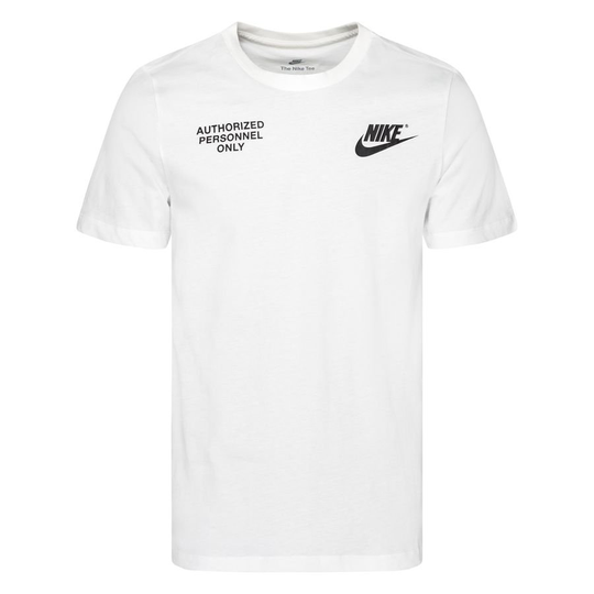 Nike T-paita NSW Tech Authorised Personnel - Valkoinen/Musta