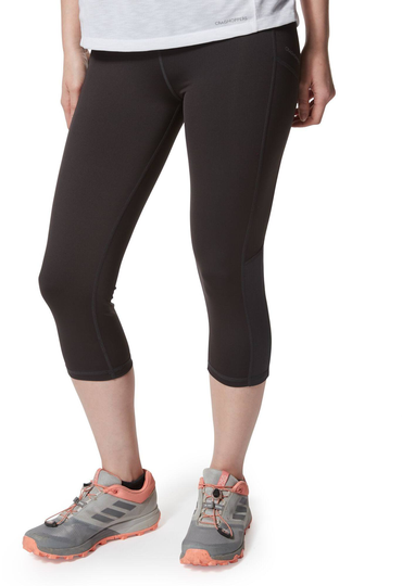 Women's Nosilife Luna Crop. Tights Charcoal 8