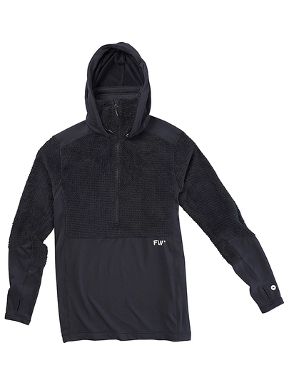 FW Manifest Alpha Hoodie Fleece Pullover musta