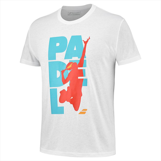 Babolat Cotton Padel Tee, Miesten padel ja tennis T-paita