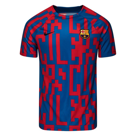 Barcelona Treenipaita Dri-FIT Pre Match - Sininen/Navy/Punainen