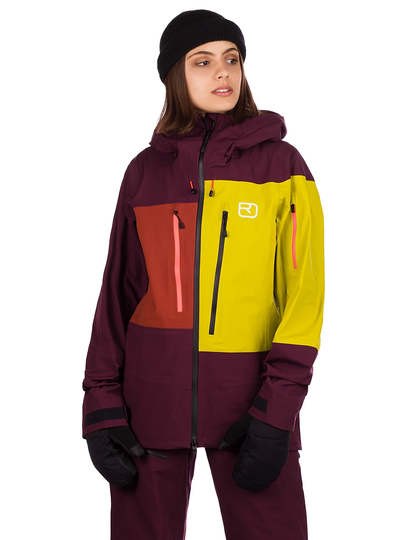 Ortovox 3L Deep Shell Jacket punainen