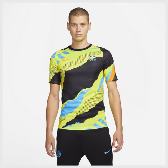 Inter Treenipaita Pre Match Dri-FIT - Musta/Keltainen/Oranssi