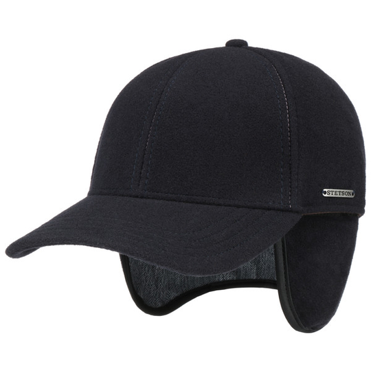 Stetson Baseball Cap Wool/cashmere - Navy - Unisex - M