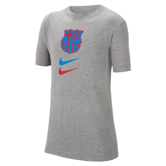 Barcelona T-paita Crest - Harmaa Lapset