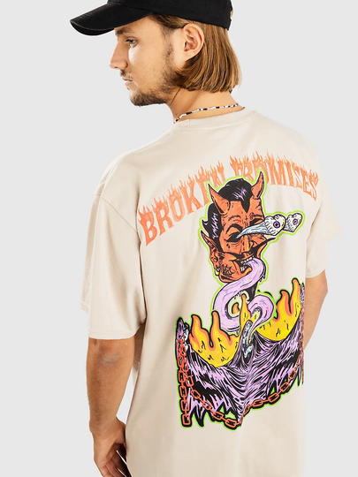 Broken Promises Worst In Me T-Shirt keltainen