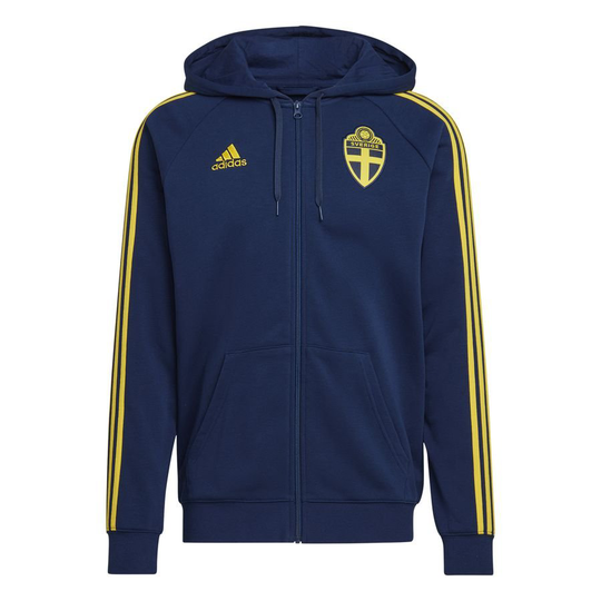 Ruotsi Huppari Dna Fz - Navy/keltainen - adidas, koko X-Large