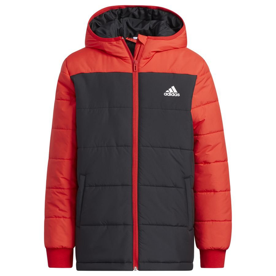 adidas Talvitakki Padded - Musta/Punainen/Valkoinen Lapset