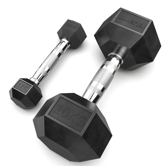 Eleiko XF Dumbbell Set 1-10 kg, Kromi