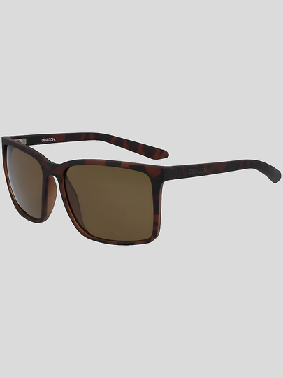 Dragon Montage Matte Tortoise Sunglasses ruskea
