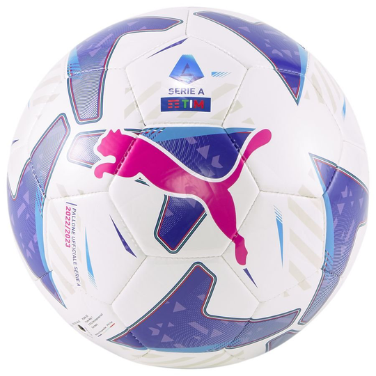 PUMA Jalkapallo Serie A Orbita Ms - Valkoinen/sininen/pinkki, koko Mini
