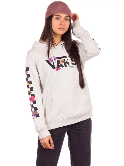 Vans Tangled Pressed Floral Hoodie harmaa