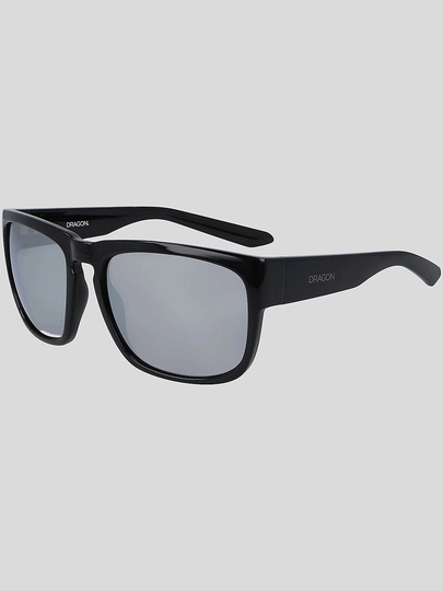 Dragon Rune XL Ion Shiny Black Sunglasses musta