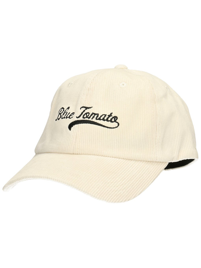Blue Tomato Corduroy Strapback Cap valkoinen