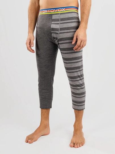 Ortovox 185 Rock 'N' Wool Short Base Layer Bottoms harmaa