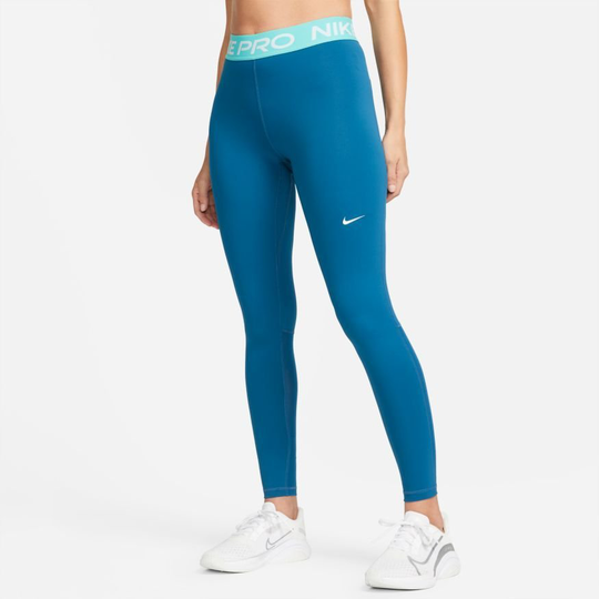 Nike Pro Trikoot 365 - Sininen/Turkoosi/Valkoinen Nainen