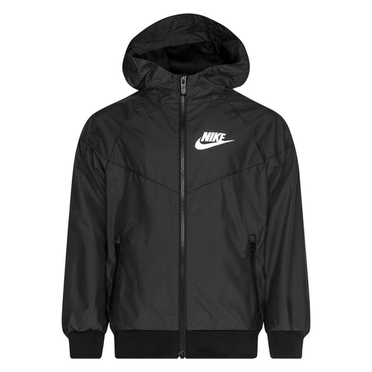 Nike Takki Tuulitakki NSW - Musta/Valkoinen Lapset