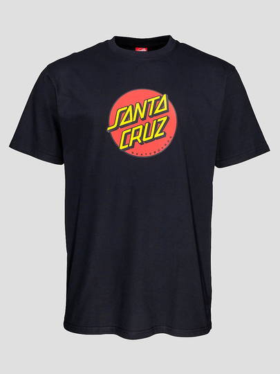 Santa Cruz Classic Dot T-Shirt musta