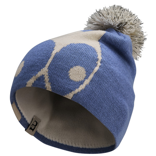 Namuk Pola Beanie - Purple Blue / Off White - Lapset - S/M
