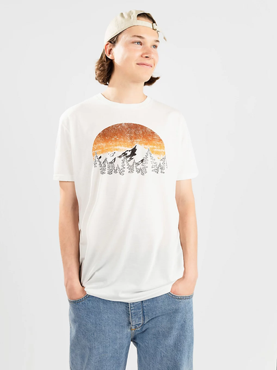 Tentree Vintage Sunset T-Shirt valkoinen