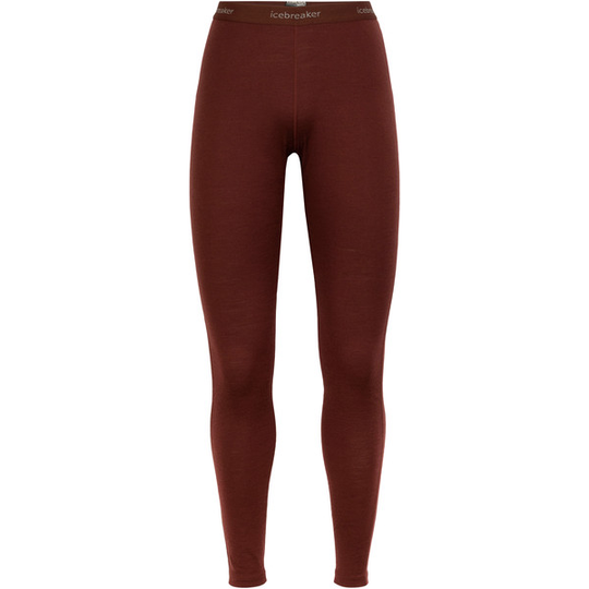 Icebreaker W 200 Oasis Leggings - Espresso - Naiset - L