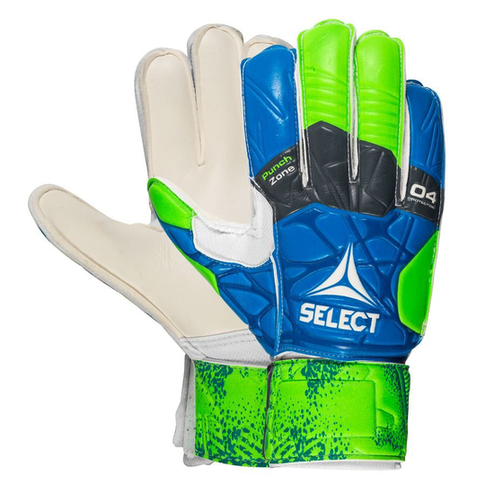 Select Maalivahdin Hanskat 04 Protection - Sininen/Vihreä/Valkoinen Lapset