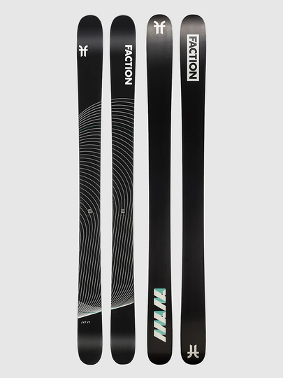 Faction Mana 3 112mm 184 2023 Skis musta
