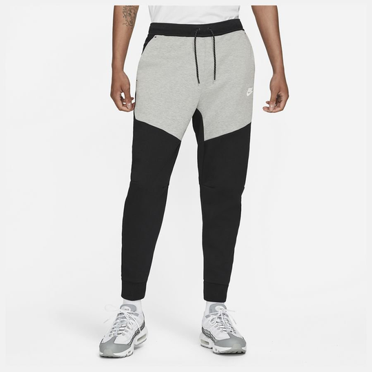 Nike Collegehousut NSW Tech Fleece - Musta/Harmaa/Valkoinen