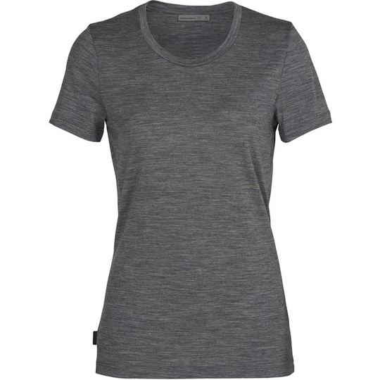Icebreaker W Tech Lite Ii Ss Tee - Gritstone Hthr - Naiset - XS