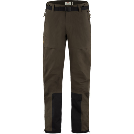 Fjällräven Keb Eco-shell Trousers M - Dark Olive - Miehet - L
