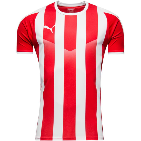 PUMA Pelipaita Liga Striped - Punainen/valkoinen, koko Small
