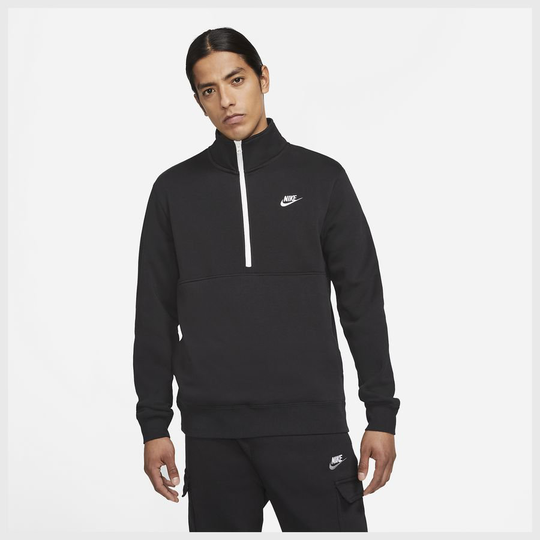 Nike Sportswear Club Men's Brushed-Back 1/2-Zip Sweatshirt