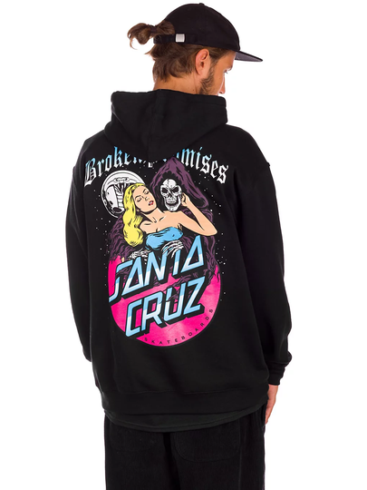 Broken Promises Smother Hoodie musta