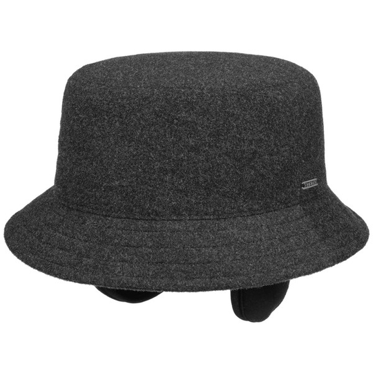 Stetson Bucket Wool/cashmere Ef - Grey - Unisex - XL