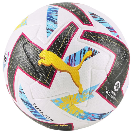PUMA Jalkapallo Orbita 1 La Liga El Clasico Fifa Quality Pro - Valkoinen/violetti/turkoosi, koko Ball SZ. 5