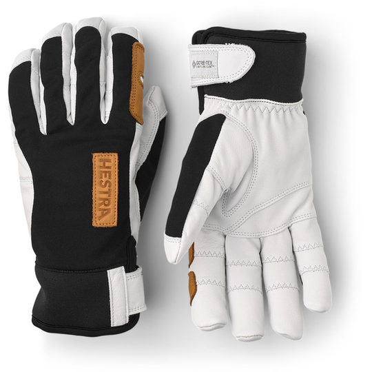 Hestra Ergo Grip Active Wool Terry - 5 Finger - Black/offwhite - Unisex - 8