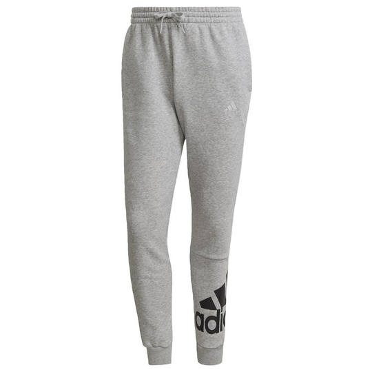 adidas Collegehousut Essentials Fleece Tapered - Harmaa/musta, koko Small