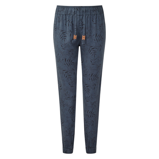 Tentree W Colwood Pant - Spruce Blue-floral Aop - Naiset - M