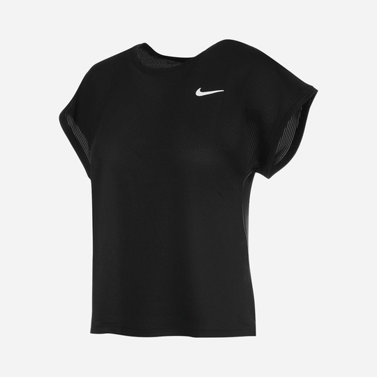 Nike Court Victory Top Black, Naisten padel ja tennis T-paita