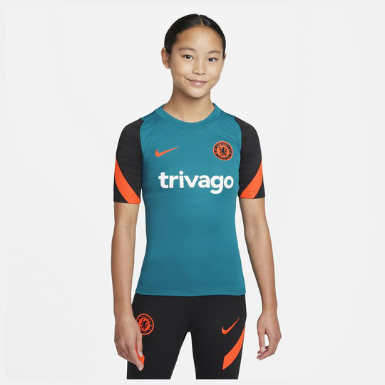 Chelsea Treenipaita Dri-FIT Strike - Sininen/Musta/Oranssi Lapset